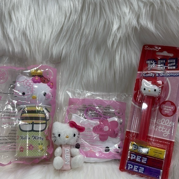 Other - NEW HELLO KITTY PEZ and MCDONALDS HAPPY MEAL LOT.